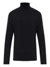Eleventy Turtleneck Sweater In Black
