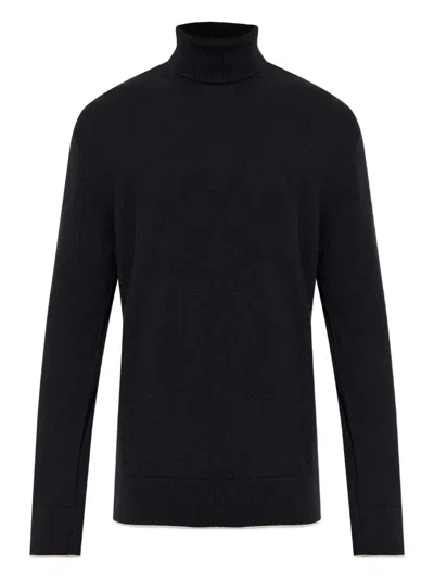 Eleventy Turtleneck Sweater In Black