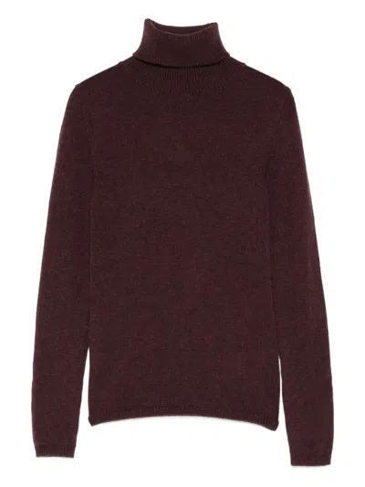 Eleventy Roll-neck Knitwear In Brown