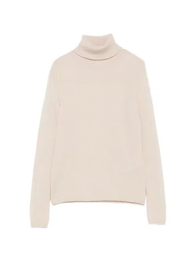 Eleventy Roll-neck Cashmere Sweater In Neutral