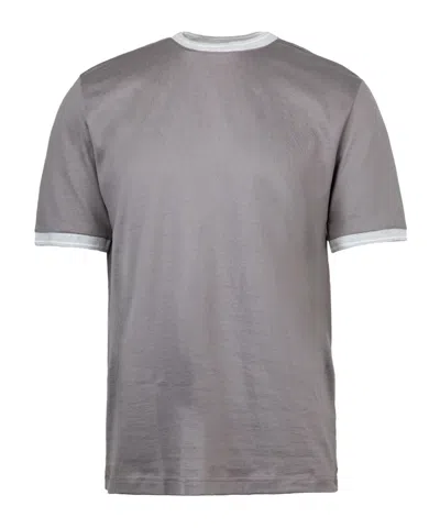 Eleventy Round Neck Short Sleeve T-shirt In Multi