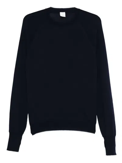 Eleventy Round-neck Sweater In Blue