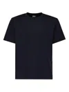 Eleventy Round Neck T-shirt In Black