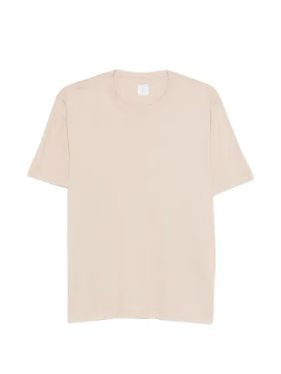 Eleventy Crewneck Trim T-shirt In Neutral