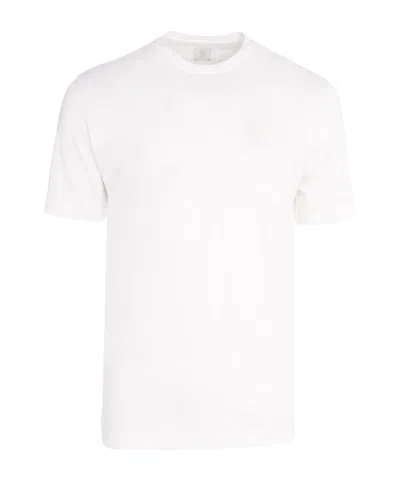 Eleventy Round-neck Casual T-shirt In White