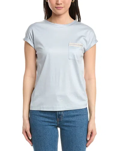 Eleventy Round-neck T-shirt In White