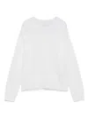 Eleventy Pullover Mit Rundem Ausschnitt In White