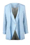 Eleventy Rounded Blue Jacket In Blue