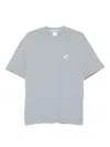 Eleventy Running Club-print Cotton T-shirt In Blue
