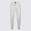 Eleventy Trousers Featuring Elastic Waistband And Pockets In White