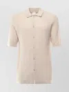 Eleventy Sand Cotton Regular Fit Shirt In Neutral