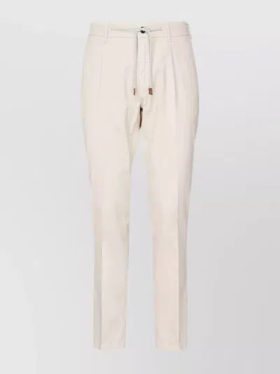 ELEVENTY SAND DRAWSTRING TROUSERS POCKETS