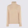 Eleventy Soft Knit Turtleneck Long Sleeves In Neutral