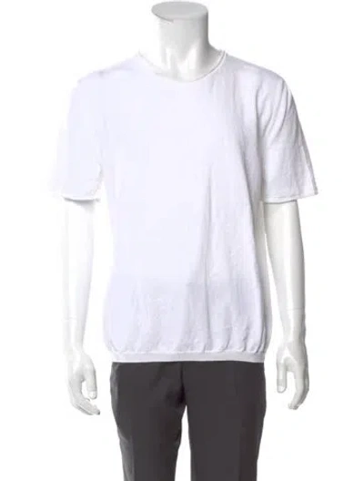 Pre-owned Eleventy Scoop Neck Short Sleeve T-shirt In Multi