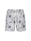 Eleventy Grey Sea Beach Boxer In Grey