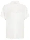 Eleventy Semi-transparentes Hemd In Weiss
