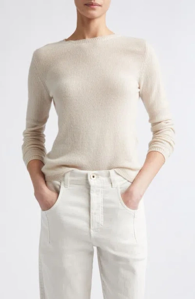 Eleventy Semisheer Cashmere Crewneck Sweater In Gray