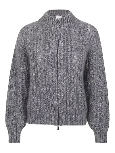 ELEVENTY SEQUIN-EMBELLISHED CARDIGAN