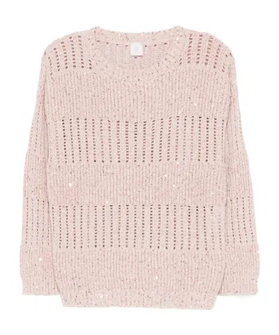 ELEVENTY SEQUIN-EMBELLISHED SWEATER