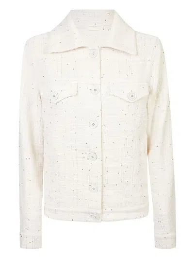 ELEVENTY SEQUIN-EMBELLISHED TWEED JACKET