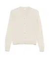 Eleventy Sequined Cardigan In White