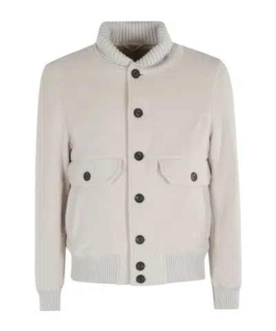 ELEVENTY BUTTON-FASTENING JACKET