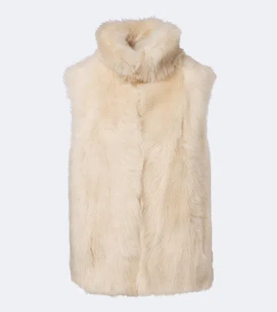 Eleventy Shearling Vest In Multi