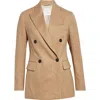 Eleventy Shimmer Virgin Wool Blend Blazer In Brown