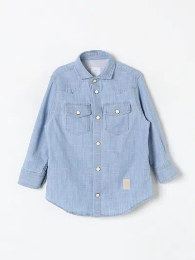 Eleventy Shirt  Kids Color Blue In Blau