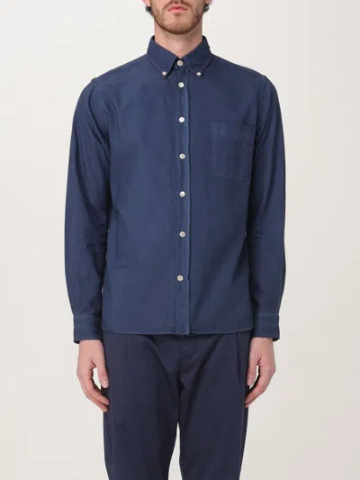 Eleventy Shirt  Men Color Blue