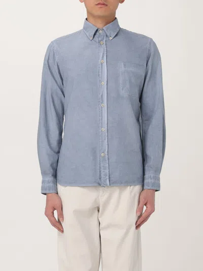 Eleventy Shirt  Men Color Gnawed Blue