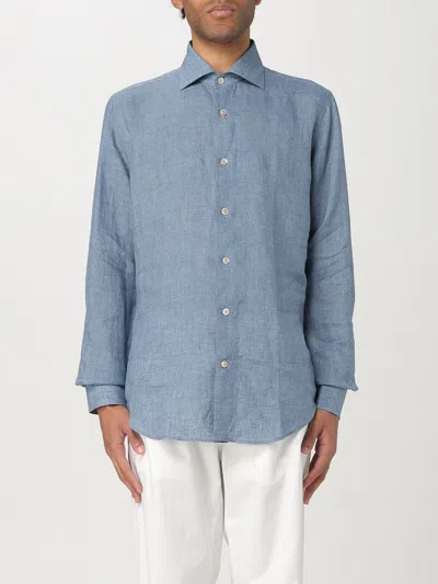 ELEVENTY SHIRT ELEVENTY MEN COLOR GNAWED BLUE,423045011