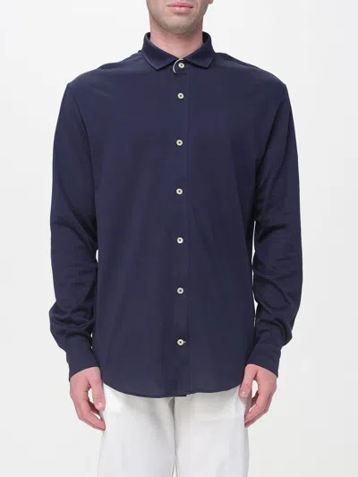 Eleventy Shirt  Men Color Blue