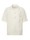 Eleventy Shirt With A Wide Collar In White