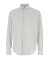 Eleventy Light Grey Cotton Shirt