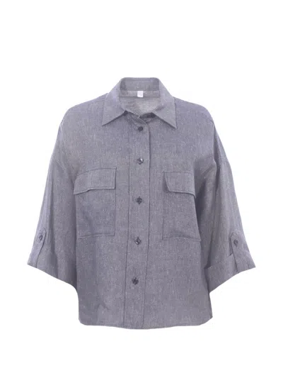 Eleventy Shirts Blue And Green