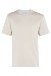 Eleventy Short-sleeve Cotton T-shirt In Sand