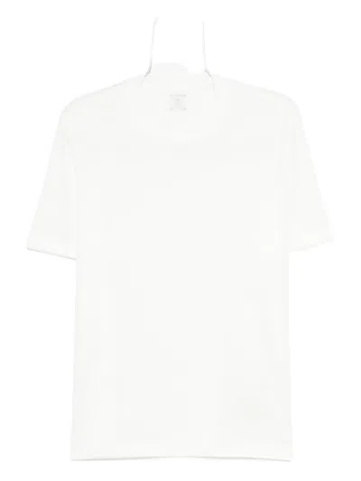 Eleventy Short-sleeve Crew-neck T-shirt In White