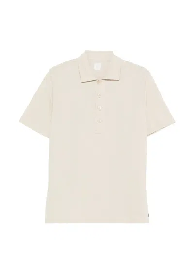 Eleventy Short-sleeve Polo Shirt In Neutral