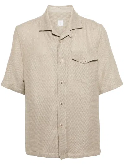 Eleventy Short-sleeve Shirt In 中性色