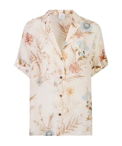 Eleventy Short Sleeve Shirt In Brown