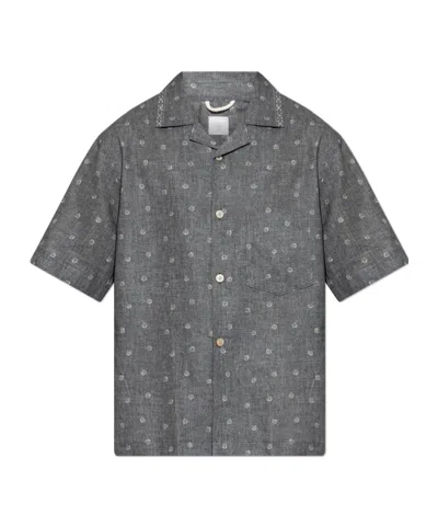 Eleventy Short Sleeve Shirt In Gray