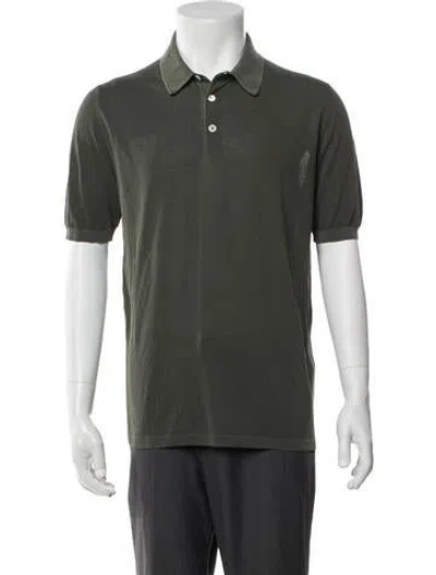 Pre-owned Eleventy Short Sleeve Shirt In Green
