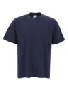 Eleventy Crew Neck Short-sleeved T-shirt In Blue