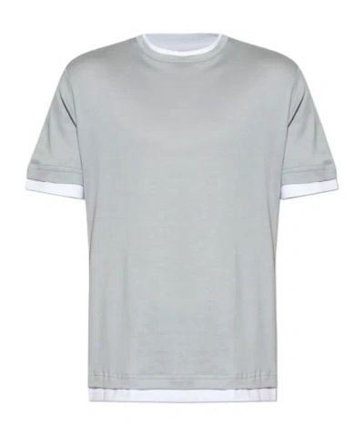 Eleventy Short Sleeve T-shirt In Gray