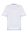 Eleventy Layered-effectt-shirt In White