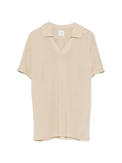 Eleventy Short-sleeve Top In Neutral