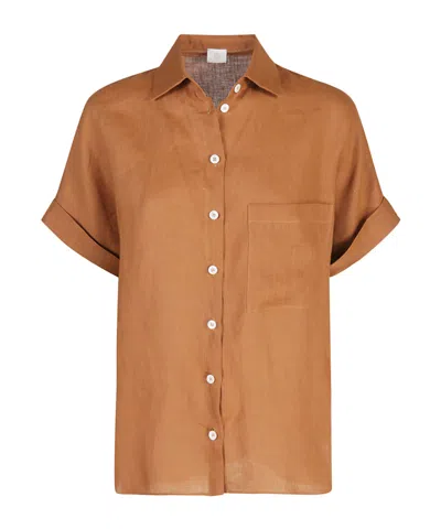 ELEVENTY ELEVENTY SHORT-SLEEVED BUTTON-UP SHIRT