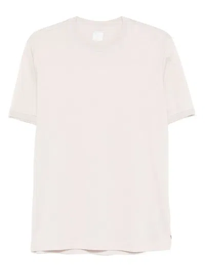 Eleventy Short-sleeved Cotton T-shirt In Neutral