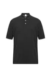 Eleventy Cotton Polo Shirt In Black